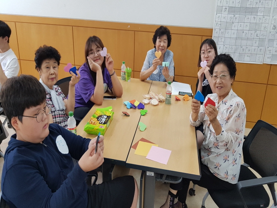  하트와 동서남북을 만들어 봤어요